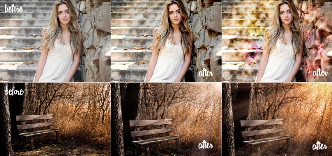 Sunlight Overlay Sunset flare light photoshop Spring and image 1