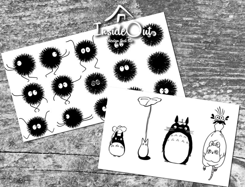 Download Totoro SVG Cliparts Studio Ghibli wall decal. Spirited ...