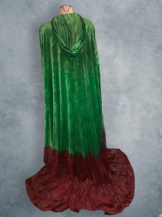Poison Ivy Cape Uma Thurman Etsy Poison Ivy Cape Uma Thurman Etsy