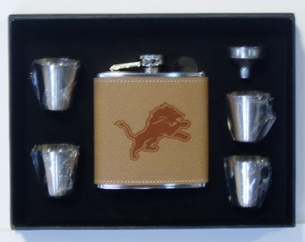 Detroit Lions Tasse 425ml - Gestreifte Team-Tasse Mit Logo