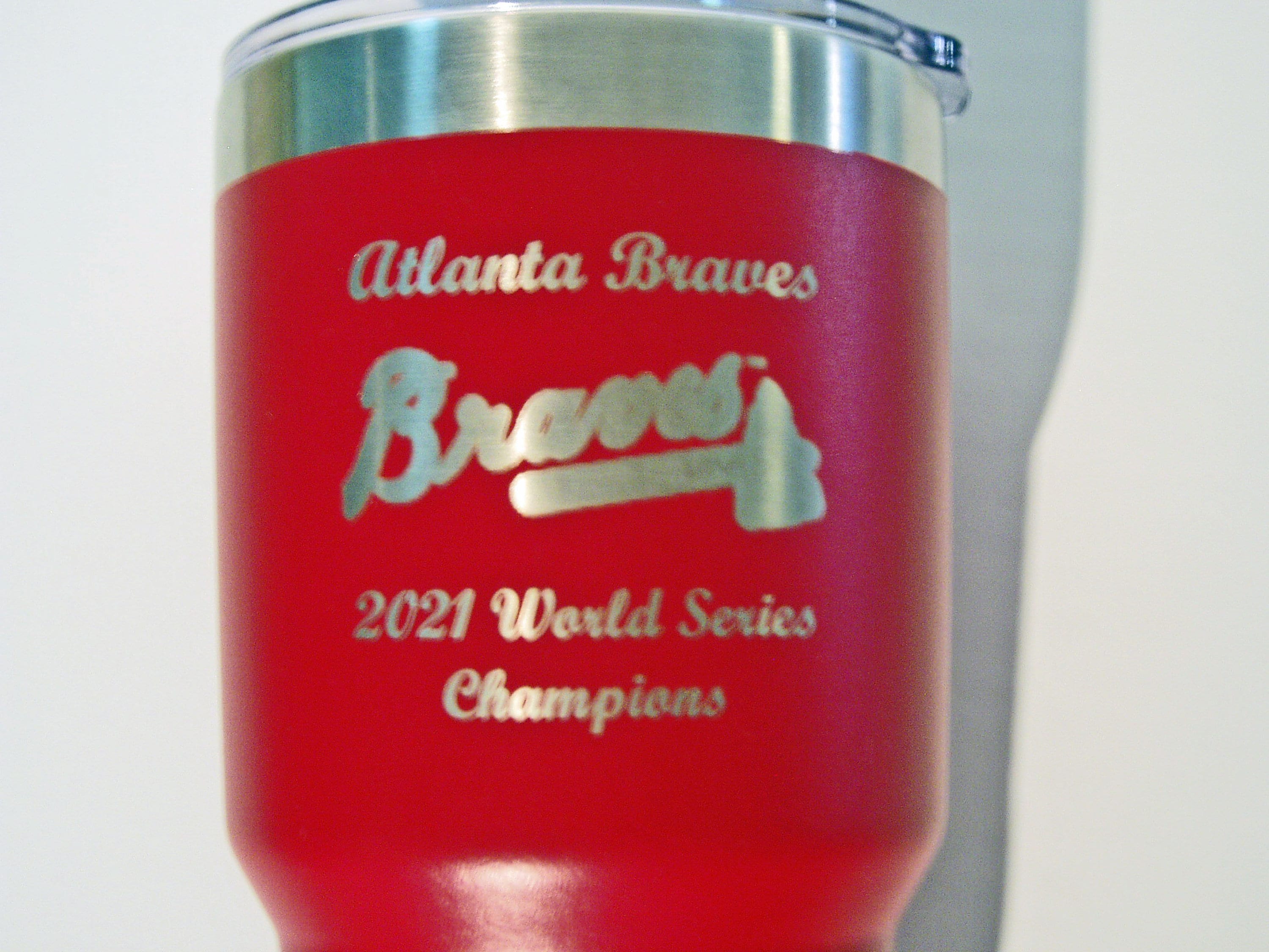 Atlanta Braves MLB World Series Champion 2021 30oz Stainless Tumbler