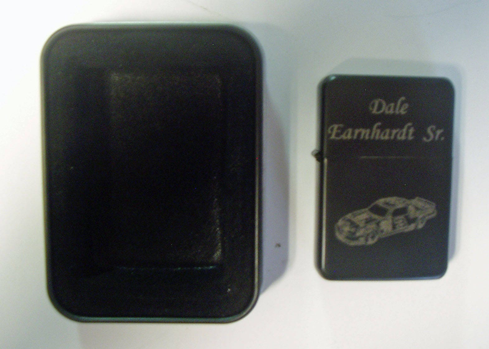 Zippo Dale Earnhardt #3 Intimidator Laser Etched Black Ice Lighter 