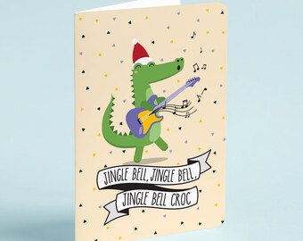 Jingle bells / cheeky pun card / festive card / Christmas card