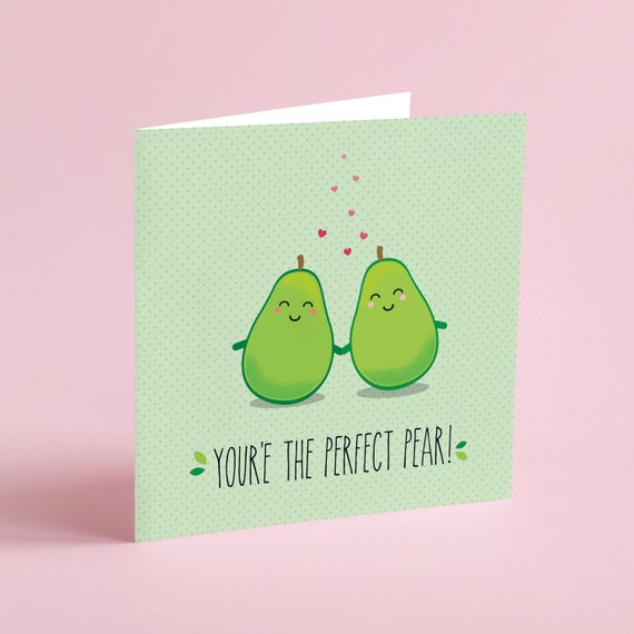 Perfect Pear // Cute Wedding Card // Funny Wedding // - Etsy Australia Perfect Pear // Cute Wedding Card // Funny Wedding // - Etsy Australia