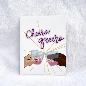 Tarjeta! Saludos maricas! / tarjeta de felicitación
