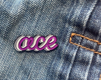 Ace pride enamel pin | 1.5" wide