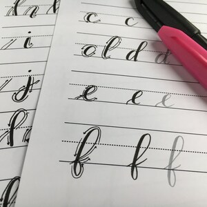 RIGHTY BUNDLE | Modern Calligraphy Practice Sheets