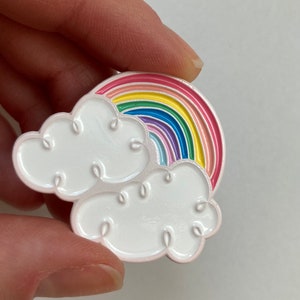 Enamel pin! Rainbow | One and a half inch enamel pin | soft enamel