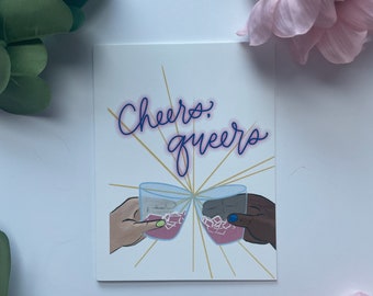 Card! Cheers queers! | greeting card