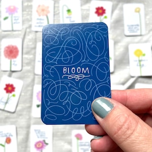 Bloom deck | emotional regulation strategies | affirmation deck | dahlia deck