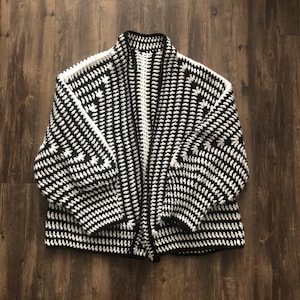 The Daley Hex Cardi - Etsy