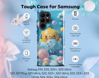 Baby Boy Tough case for Samsung® Durable phone case, shower gift, Samsung Galaxy, Samsung Galaxy Ultra, Samsung Galaxy S24 Ultra