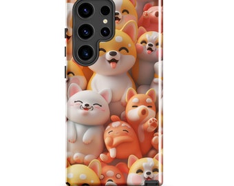 Mochi Cat Tough case for Samsung® durable phone case, iPhone, iPhone pro, iPhone mini, iPhone plus, Adorable Cat themed gift