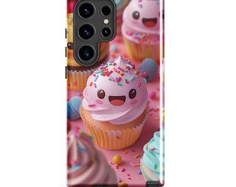 Kawaii Cupcakes Robuste Hülle für Samsung® Samsung Galaxy, Samsung Galaxy Plus, Samsung Galaxy Ultra, Samsung Galaxy S24 Ultra, pastellfarben