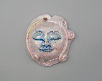 Spirit doll face for doll assemblage