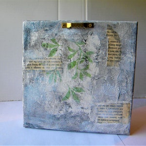 Original sculpture art in a shadow box image 7