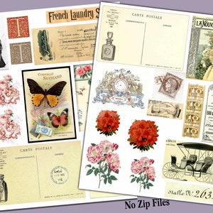 55+ Fussy Cut Vintage Ephemera Bilder, 5 Seiten Vintage Bilder, Vintage Dame, Stempel, Handelskarten, Blume, Vintage Werbung, Cut It Out Kunst