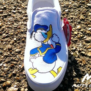 Custom Handpainted Adult Unisex Vans Slip Ons image 3