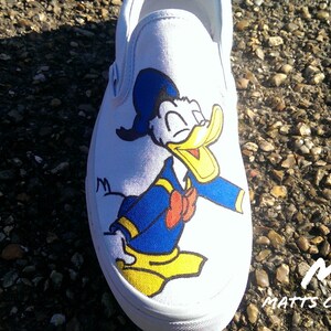 Custom Handpainted Adult Unisex Vans Slip Ons image 2