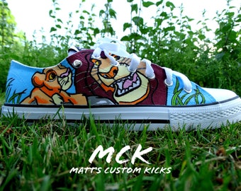 Custom Handpainted Converse All Star Low