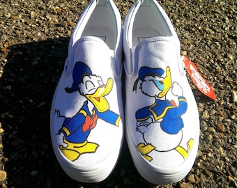 Custom Handpainted Adult Unisex Vans Slip Ons