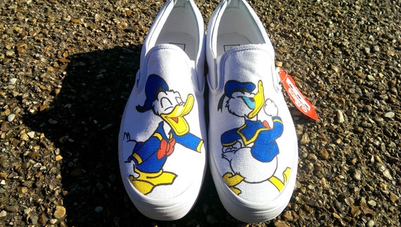 Custom Handpainted Adult Unisex Vans Slip Ons