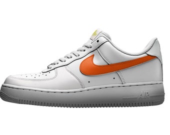 Nike Airforce 1- Orange Swoosh