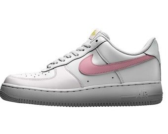 Nike Airforce 1-Pink Swoosh