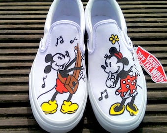 Custom Handpainted Adult Unisex Vans Slip Ons