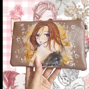 Nana Anime Hachi Pouch - Hand Painted, Anime and Manga Fan Gift Idea, Unique Accessory for Enthusiasts and Collectors