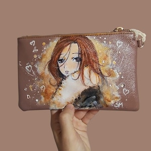 Nana Anime Hachi Pouch - Hand Painted, Anime and Manga Fan Gift Idea, Unique Accessory for Enthusiasts and Collectors