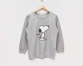 Rare Vintage Snoopy Sweatshirt Vintage Cartoon Animated Peanuts Crewneck Pullover Jumper Small Size