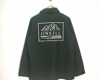 Rare Vintage Oneill Jacket / Rain Coat/ Hawaii / Surf Surfing / Sportswear / Surfwear / Activewear / Nightwear / Crewneck / Large Size