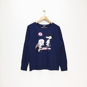 Rare Vintage Snoopy Sweatshirt / Jumper / Peanuts / 90s Cartoon Joe Cool / Medium Size