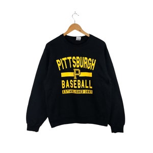 Vintage Pittsburgh Sweatshirt / Pittsburgh Baseball / Sweater Jumper Pullover Crewneck / Small Size