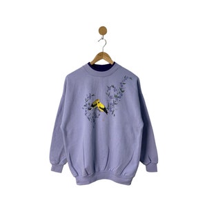 Sudadera Vintage National Wildlife Federation / Diseño / Logotipo de bordado de sudadera de pájaro / Gráfico / Diseño de arte / tamaño mediano