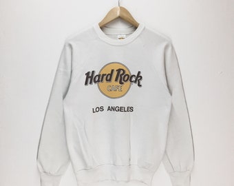 Rare Vintage Hard Rock Sweatshirt / Hard Rock Cafe / Hard Rock Los Angeles / Vintage 80s Hard Rock