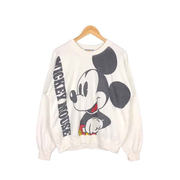 Rare Vintage Mickey mouse Sweatshirt / Cartoon / Disneyland Resort / Animated / Disney / Vintage 90s / Sunday Comics / Sweatshirt medium