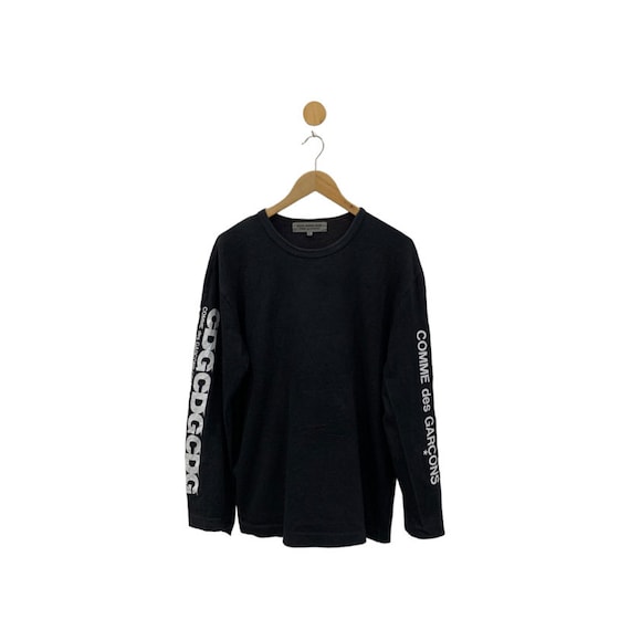 Rare Vintage Comme Des Garcons Shirt Long Sleeve / CDG Shirt / Japanese Brand / Black Colour / Large Size - Etsy Rare Vintage Comme Des Garcons Shirt Long Sleeve / CDG Shirt / Japanese Brand / Black Colour / Large Size - Etsy