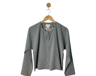 Agnes B Sport Vintage 90s Womens Zipper Sweater Size Large 1990s