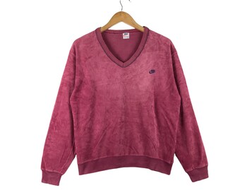 Rare Vintage Nike Jumper / Nike Sweatshirt / Sportswear / Nike Swoosh / Nike Sweatshirt / Blue Faded / Nike Small Size