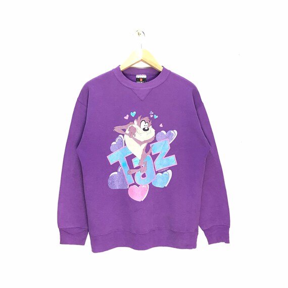 Rare Cartoon Vintage Tasmanian Devil Sweatshirt 90s Signal Sport Jumper Pullover Animated Cartoon Medium Size Etsy UK