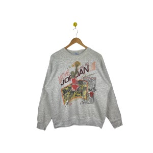 Michael Jordan 80s Vintage Sweatshirt | Chicago Bulls | Salem Sportswear | Made in USA | Rare NBA Collectible | Medium Size