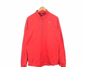 Rare Vintage Nike Jumper / Sudadera Nike / Ropa deportiva / Nike Swoosh / Sudadera Nike / Negro / Nike mediano