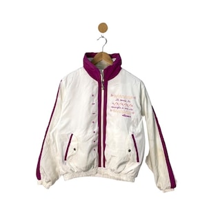 Rare Vintage Ellesse Windbreaker / Ellesse Sweater Zipper Up / Nylon / Italy Brand / Ellesse Small Size