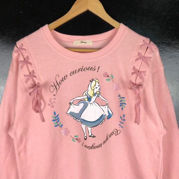 Rare Vintage Alice In Wonderland Sweatshirt / Dis… - image 3