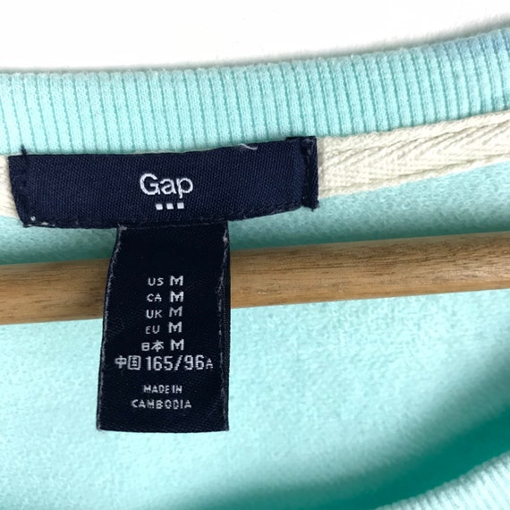 Rare Vintage Gap Sweatshirt Lifestyle Streetwear Sportswear Retro Jumper Pullover Hooded Gap Medium Size