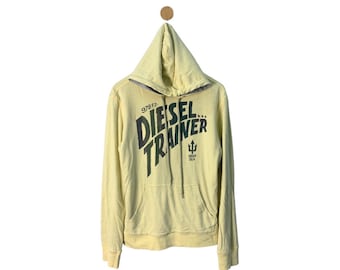 Rare Vintage Diesel Hoodies Sweatshirt / Jumper Pullover / Big Logo / Design Style / Lifestyle /  Diesel Hoodies Medium Size