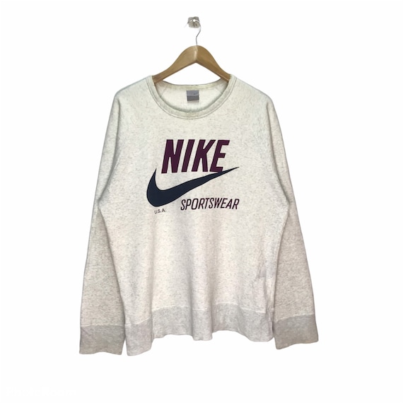 Rare Vintage Nike Sweatshirt / 90s / Rare Design / Nike Large - Etsy