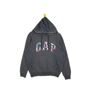 Rare Vintage Gap Hoodies Big Logo Sweatshirt / Jumper Pullover Hooded / Lifestyle Streetwear Sportswear / Small Size